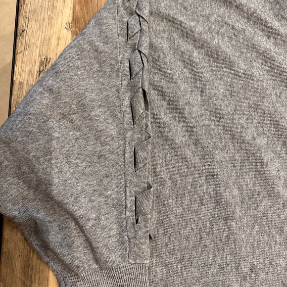 Cardigan manche chauve-souris gris charcoal - Picture 7 of 10